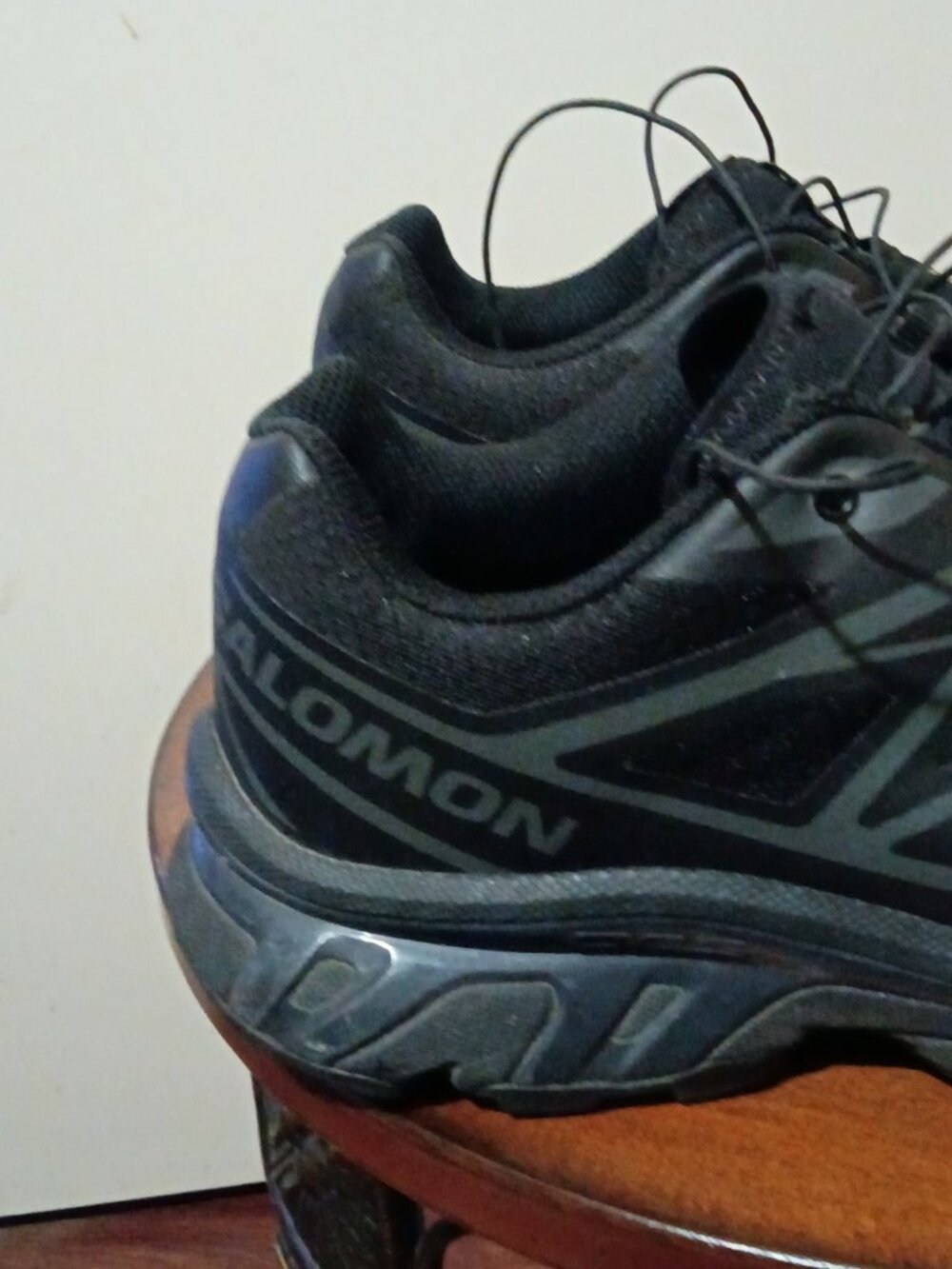 Salomon XT-6 Men's Black Low Top Lace-Up Athletic Sneakers Style 410866 Size 8 - Picture 14 of 16